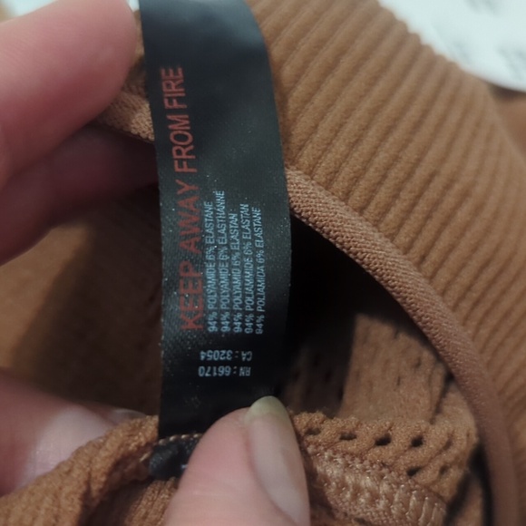 NWT Out From Under Sleeveless Cutout Top, Color Brown Size XS/S - Picture 15 of 15